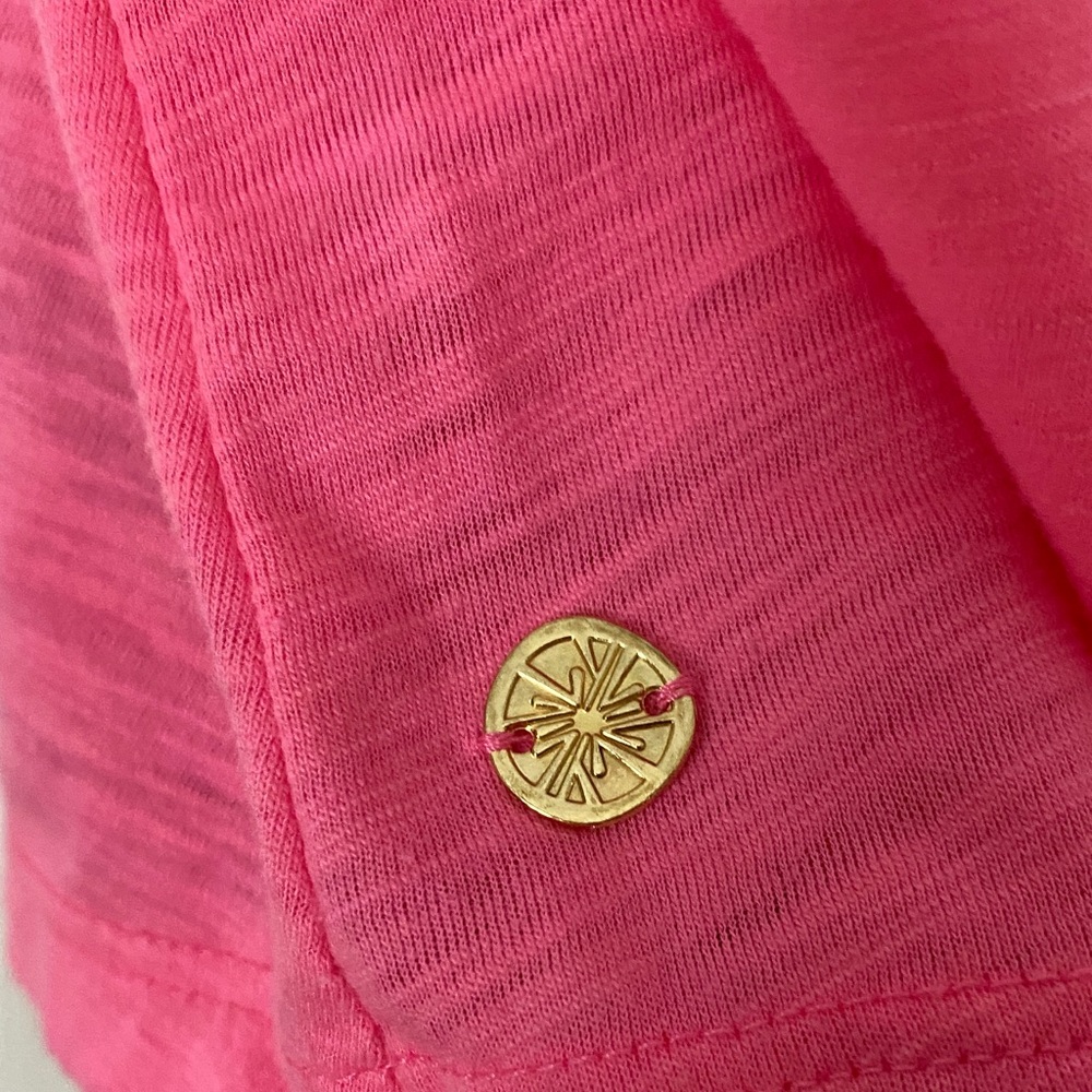 Lilly Pulitzer Pink Ruffle Tank Top - Picture 4 of 6
